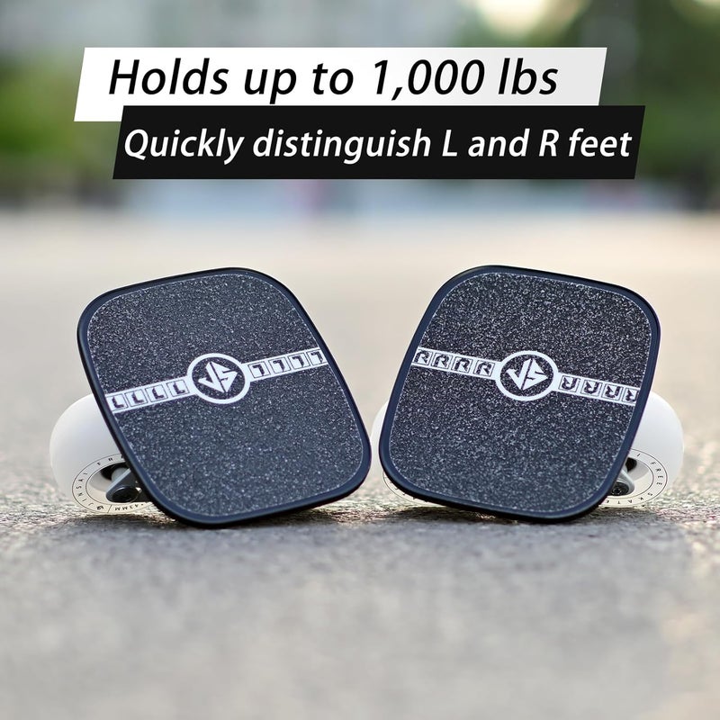 Sanxup Freeskates with Metallic Surface, White Flashing Wheels, Dual Axle Distance Support, Suitable for Both Adults and Children's Roller Skating and Inline Skating ShoesDrift Board - Image 4